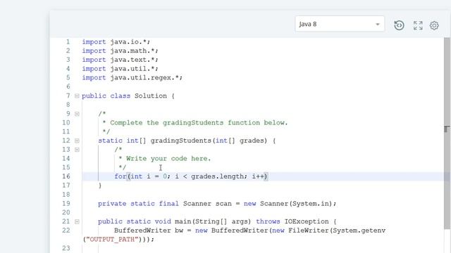 Hackerrank Grading Students || Java || problem solving array смотреть онлайн
