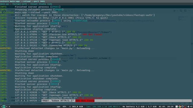 Protección de rutas con usuario y contraseña en FASTAPI con OAUTH2 смотреть онлайн