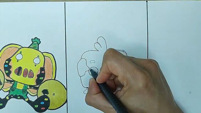 DIBUJO FRIDAY NIGHT FUNKIN PIBBY CORRUPT FUNKO POP (Bunzo Bunny, Angry Bird Red y Pacman) смотреть онлайн