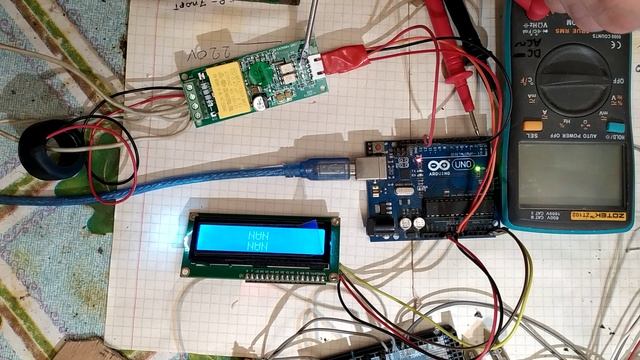 PZEM-004T AC цифровой многофункциональный метр ватт мощность вольт ампер смотреть онлайн