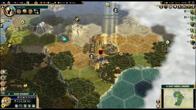 Let's Play Civilization 5 Vox Populi - Egypt p.3 (deity, epic) смотреть онлайн