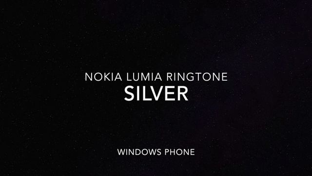Nokia Lumia - Silver Ringtone (Windows Phone) смотреть онлайн