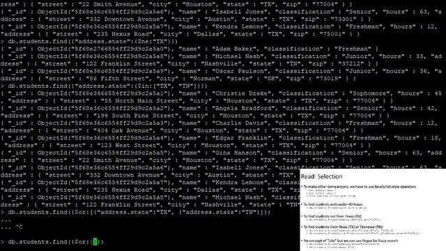 BZAN 6356 Lecture 6.2: Create, Read, Update, and Delete in MongoDB смотреть онлайн
