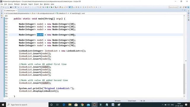 How to Implement a Circular Singly Linked List in Java || Data Structure and Algorithm смотреть онлайн