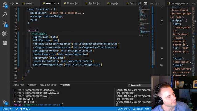 Using Algolia Search with React (P5D98) - Live Coding with Jesse смотреть онлайн