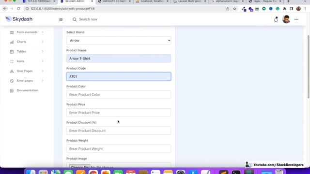 Laravel 9 Tutorial #42 | MultiVendor Ecommerce | Products Module (V) | Insert Product Details смотреть онлайн