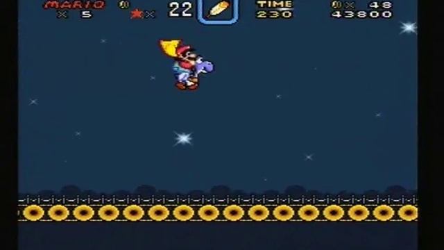 Super Mario World - Walkthrough - Cheese Bridge Area - Yoshi's Wings смотреть онлайн