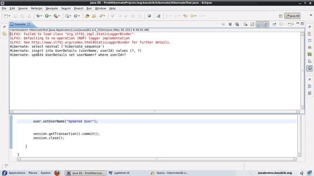 Hibernate Tutorial 22 - Transient, Persistent and Detached Objects : By Koushik Java Brain смотреть онлайн