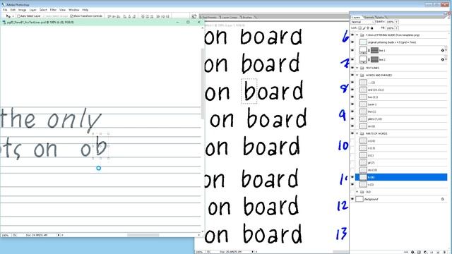 Make Comics: Assembling Text Lines: UD-11, pg 03 panel B1 (Photoshop Session) смотреть онлайн