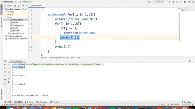 Kotlin continue label@ in hindi part -97 смотреть онлайн