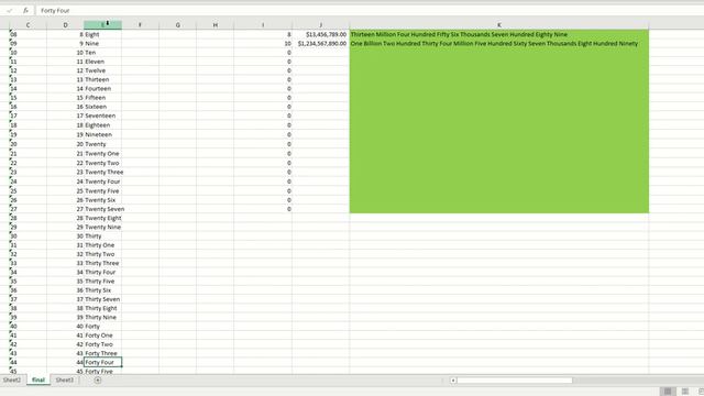 Number to Text with formula without VBA macro смотреть онлайн
