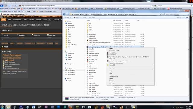 Fallout New Vegas Archive Invalidation (Get Rid of Big Red Exclamation Points) смотреть онлайн