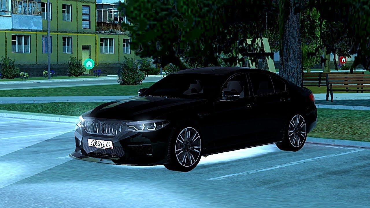 ДАЛ НОЧНОГО ХАСАНА НА М5 Ф90 БЛЕК РАША! Нелегальный ночной дрифт на m5 f90 competition Black Russia смотреть онлайн