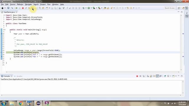 How to use range method of Year Class? | Java 8 Date and Time смотреть онлайн