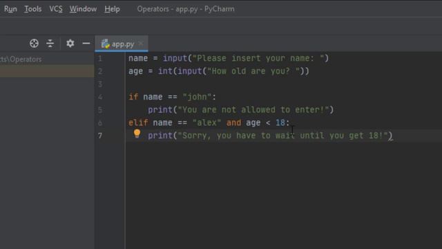 #7 Python Tutorial - Operators - Python for Beginners [2020] Full Course смотреть онлайн