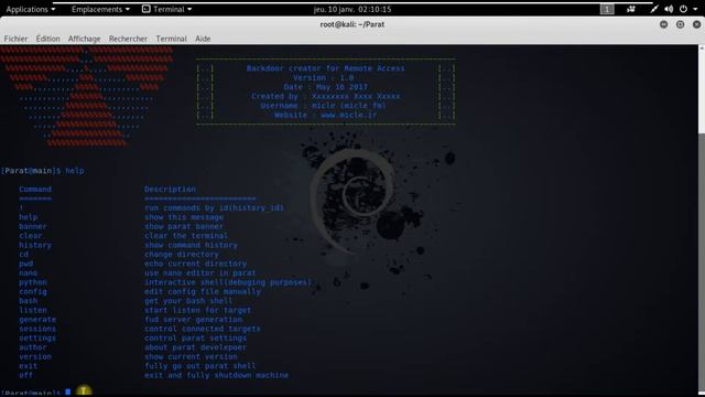 Python based Remote Administration Tool Parat смотреть онлайн
