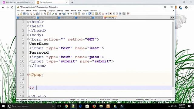 Request method | PHP tutorials for beginners - 43 [HINDI] смотреть онлайн