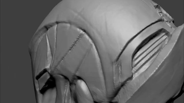 Droid head. Zbrush sketch timelapse смотреть онлайн