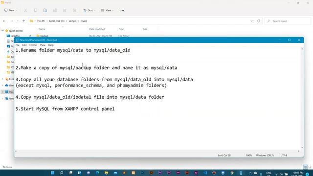 MySql Shutdown Unexpectedly 2022 Update MySql not starting in Xampp Server 100% working смотреть онлайн