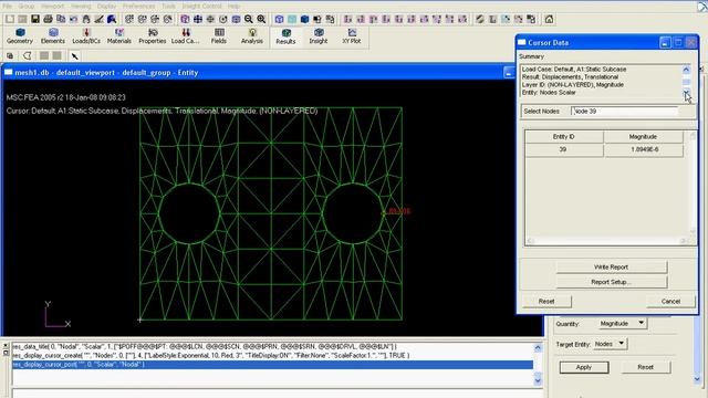 MSC PATRAN TUTORIAL 2 (MESH STUDY (TRIA) SIZE) смотреть онлайн