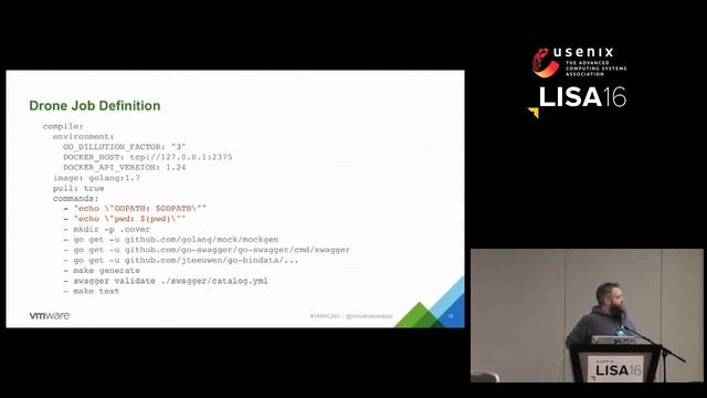 LISA16 - Hard Knocks and Soft Spots: A Docker-Centric CI/CD Pipeline at VMware смотреть онлайн