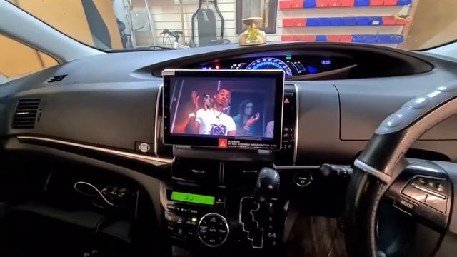 Toyota Estima Aeras 10" Android HD Screen Multimedia Car Stereo & 13" FHD Roof Mounted Monitor HDMI смотреть онлайн