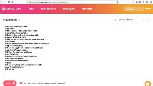 Shell Commands via OpenAI | GPT3 | Babbage Model смотреть онлайн
