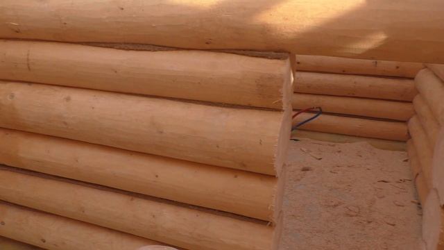 баня из бревна ручной рубки 8 на 10 смотреть онлайн