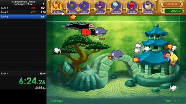 [World Record] 12:35 Insaniquarium Challenge Mode Speedrun смотреть онлайн