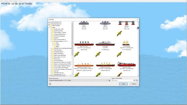 Floating Sandbox ► Как тонут корабли, машины, подлодки и.д. ► Как тонет все... смотреть онлайн