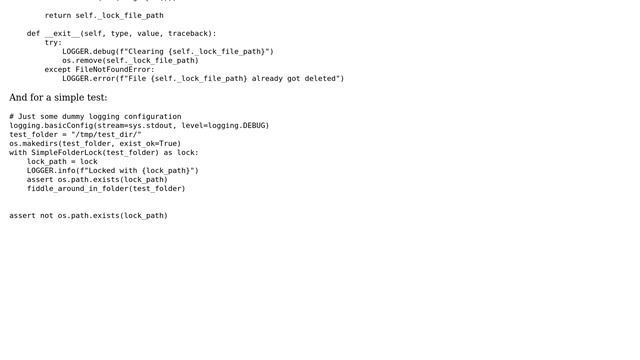 Code Review: Simple folder/file lock handler смотреть онлайн