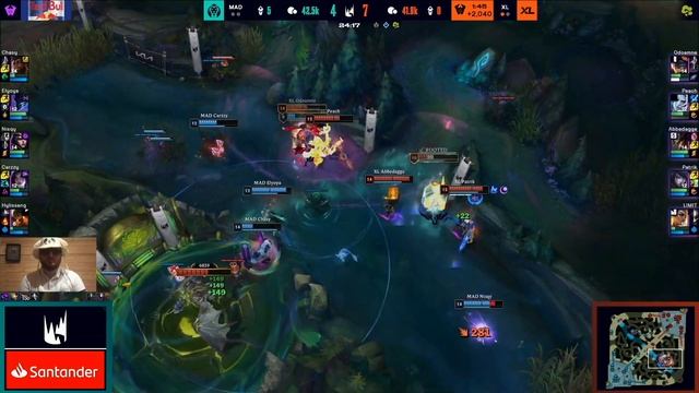 XL vs MAD - Game 2 Highlights | Day 1 LEC Summer 2023 Group Stage | Excel vs Mad Lions G2 (React) смотреть онлайн