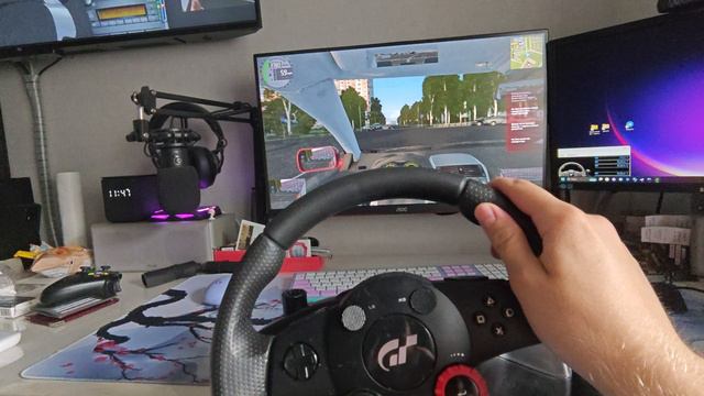 тест драйв руля Logitech Driving Force