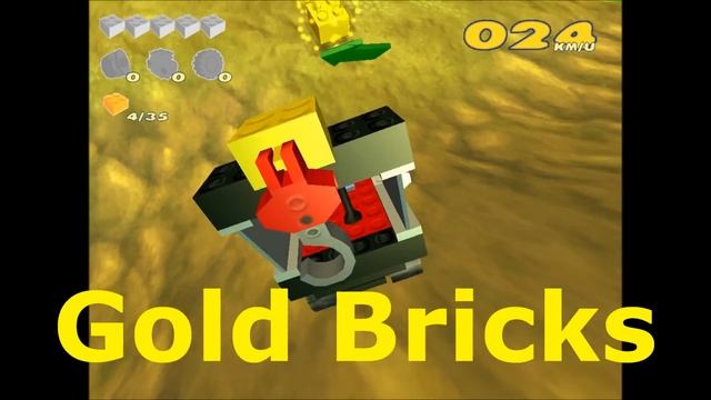 LEGO Racers 2 - Gold Brick locations (Sandy Bay) смотреть онлайн