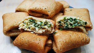 Дрожжевые блины с зеленым луком и яйцом/ Дрожжевые блинчики/Блины/ смотреть онлайн