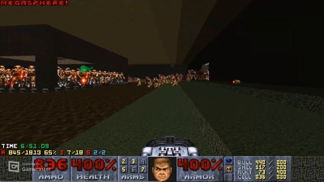 DOOM II - NoSp3 - MAP 18 (Downhill) UV-Max in 13:39 смотреть онлайн