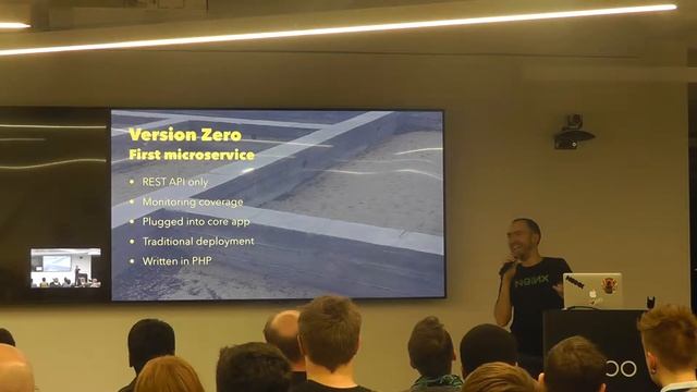 38.1 - Igor Karpovich: Go, Swarm and DevOps vs The Mighty Monolith смотреть онлайн