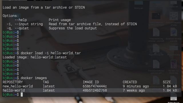 9 - Clonar, eliminar, exportar e importar imágenes Docker смотреть онлайн