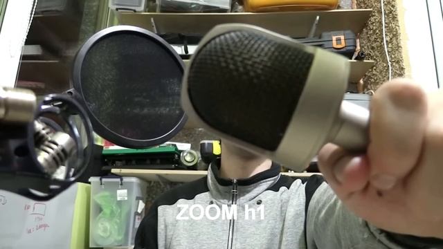 Тестирование микрофонов Октава-101, Audio Technica AT875R, Zoom h1 смотреть онлайн
