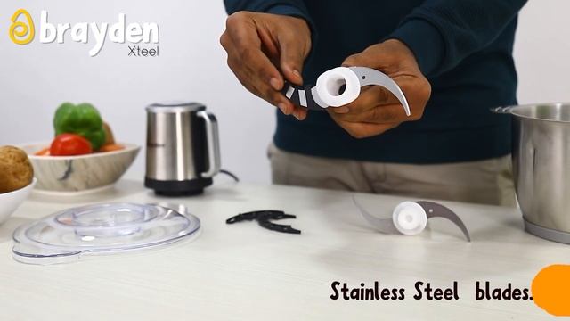 Brayden Xteel Multi Purpose Electric Chopper | Demo Video смотреть онлайн