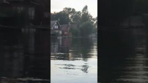 В лодке на рыбалке