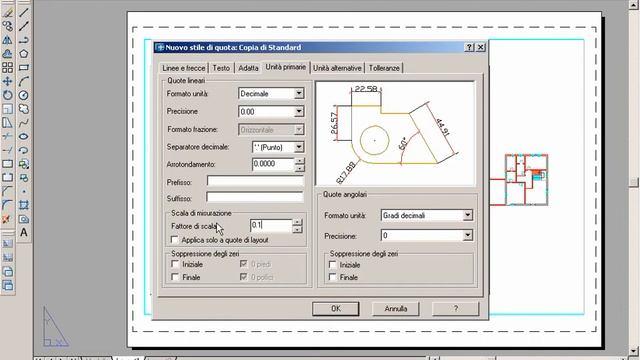 Video Corso Autocad 2004 Entry Level Parte 1 Lezione3 - Clip 026 di 101 - Quotiamo il disegno смотреть онлайн