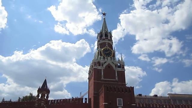 Москва, красная площадь, кремль, бой курантов смотреть онлайн