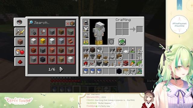 【MINECRAFT】 Fauna Builds An Automatic Tree Farm (hopefully)