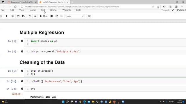 Multiple Linear Regression Using Python(regression)(Multiple regression)(linear regression) смотреть онлайн
