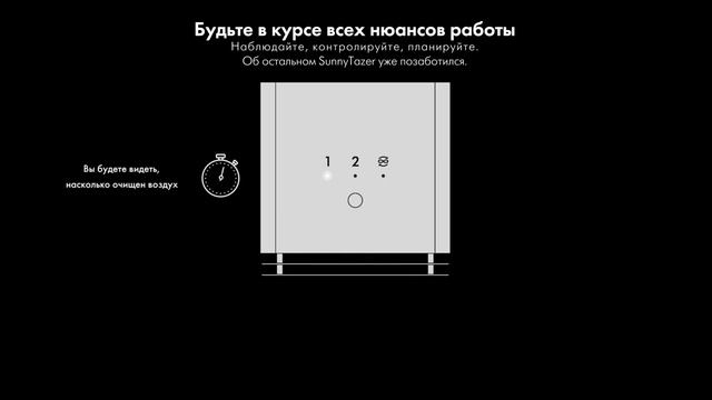 Панель управления рециркулятора SunnyTazer Air S смотреть онлайн
