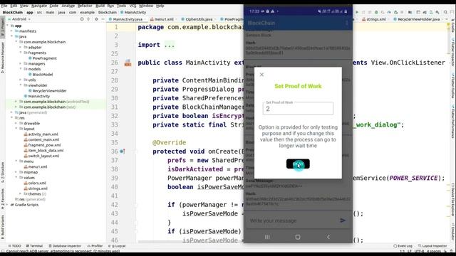 Blockchain Project in Android Studio | Blockchain Android App Tutorial | Android with Java | PART 1 смотреть онлайн