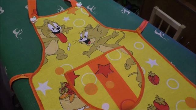 Шьем детский фартук и котенок из полотенца. смотреть онлайн