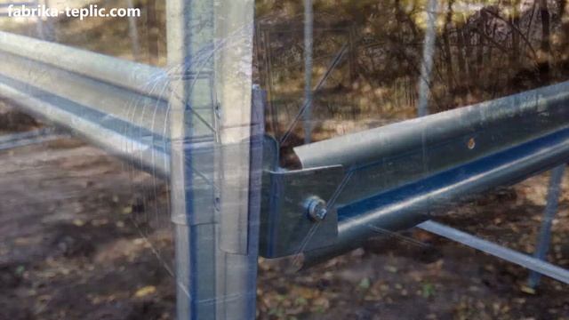Каркас теплицы "Омега" из оцинкованного профиля. Теплица эконом класса под пленку и поликарбонат смотреть онлайн