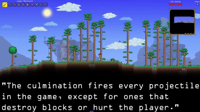 This modded Terraria sword fires EVERY projectile in the game! смотреть онлайн